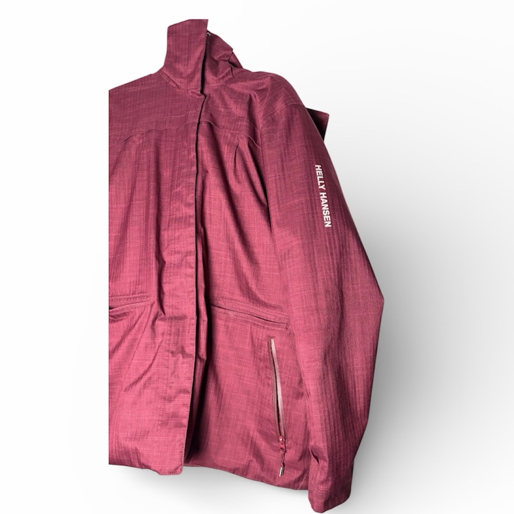 Helly Hansen Jacket Burgundy Insulated Ski Jacket (As is) - Picture 8 of 13